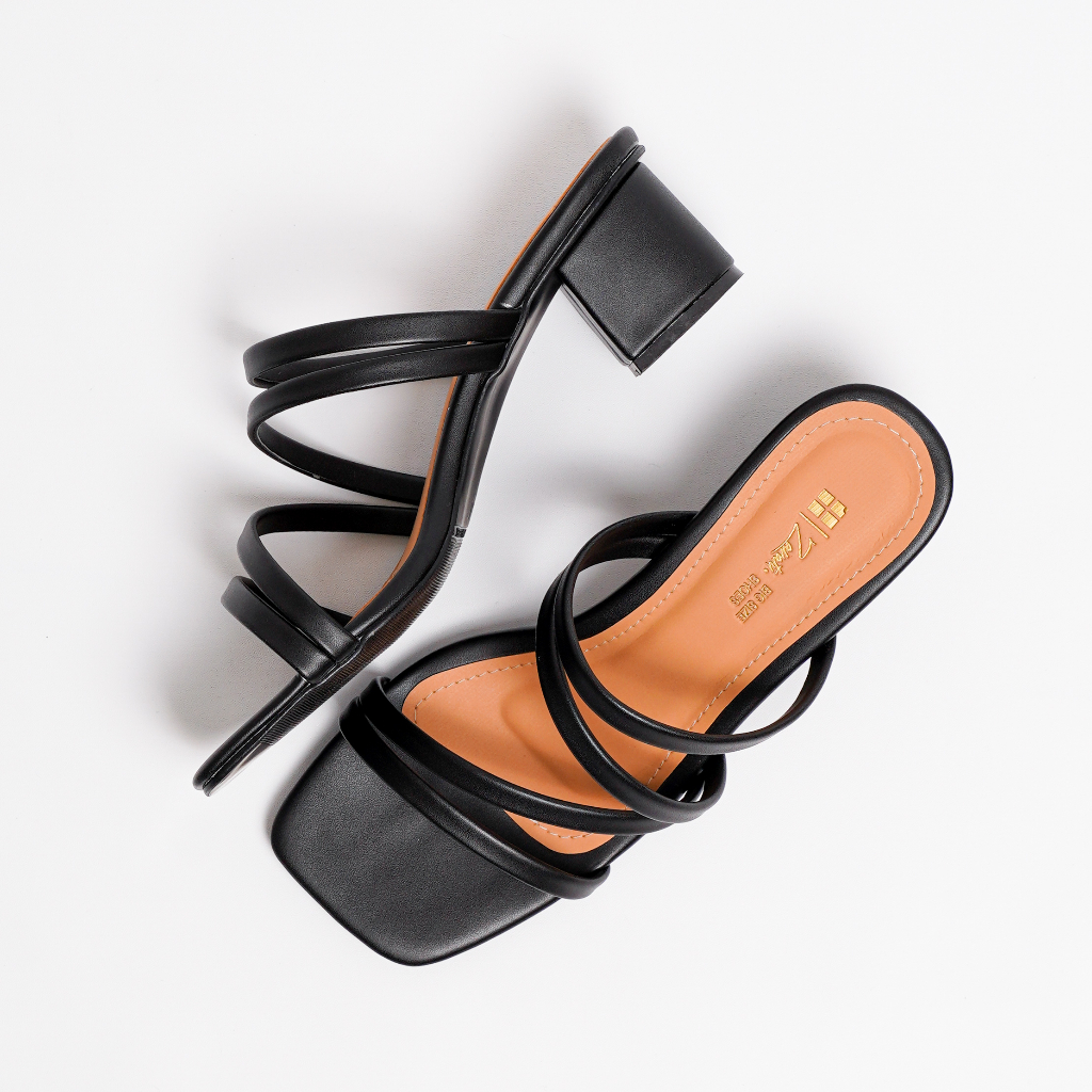 Zavatu - Sandal Wanita Hak Tahu 5 cm Size Jumbo Ukuran 35 45 ZVT 428