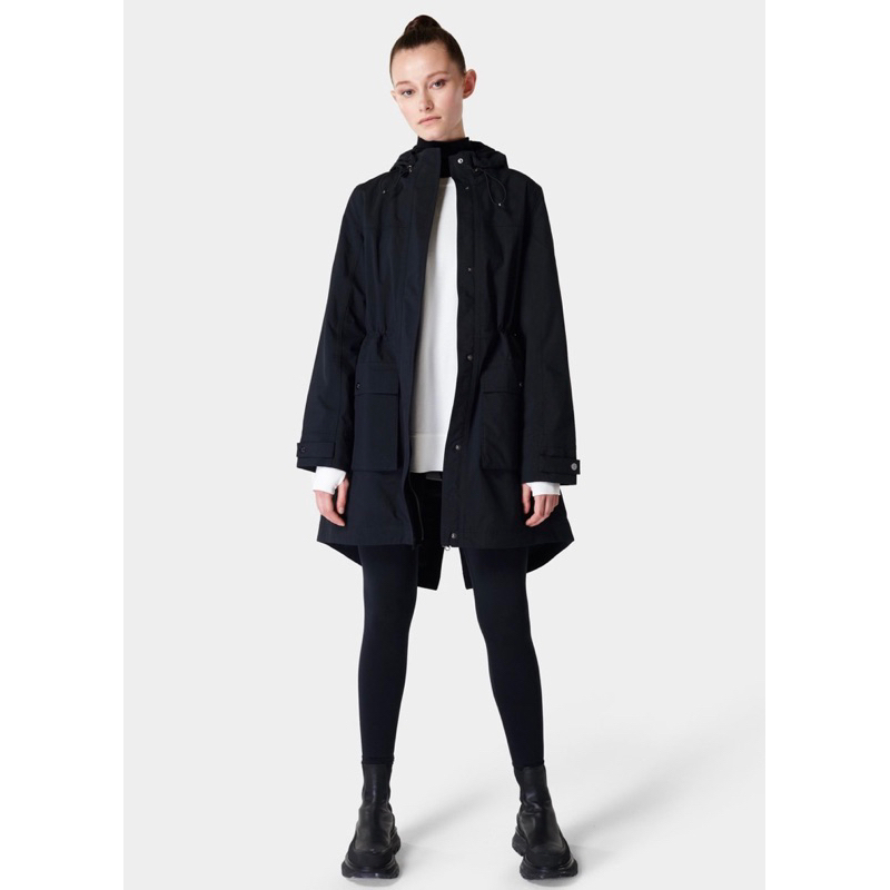 Longline Parka Hoodie jaket Sweaty Betty