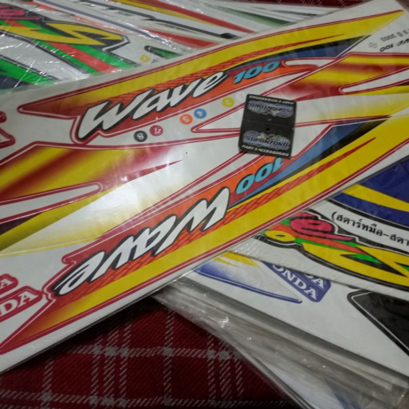 +✅TERMURAH | STRIPING WAVE 100  BAHAN KODAK PAPER THAILAND FOR WAVE 110 WAVE 100 SUPRA X 100 SUPRA F