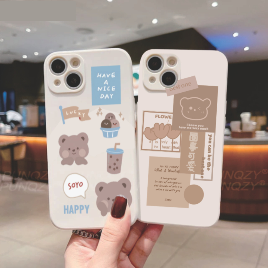 [F38] Case OPPO F1S F5 F7 F11 F11PRO RENO 2F 4 4F 5 5F 6 7 Softcase Soft Bear Cute
