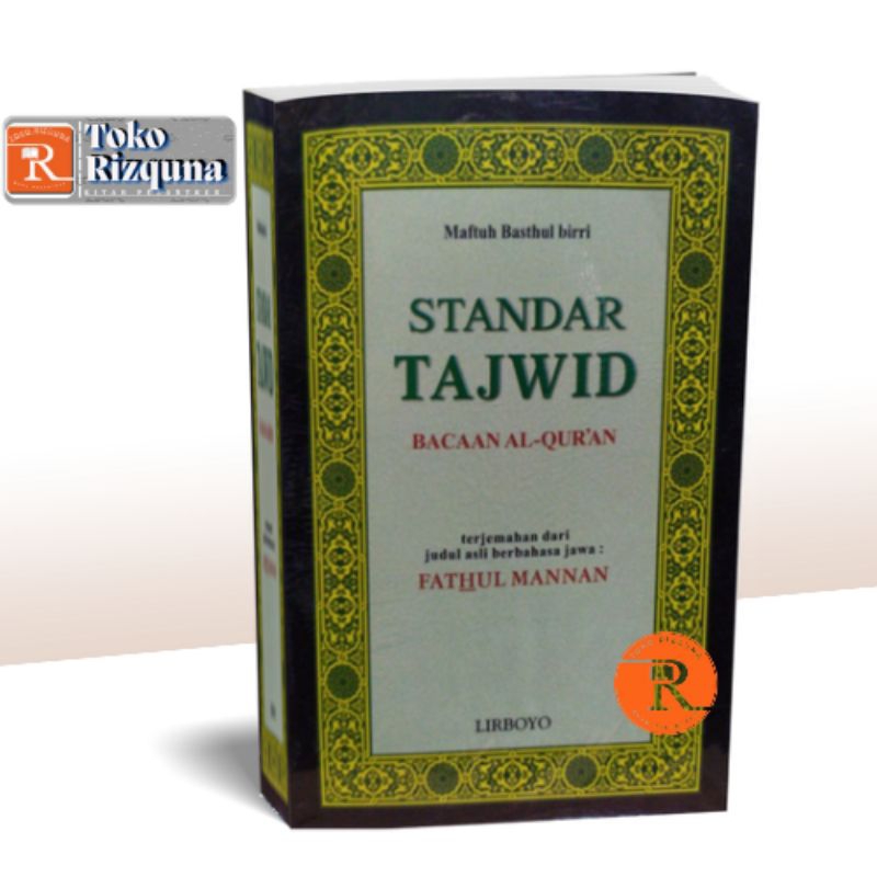 Buku Standar Tajwid terjemah kitab Fathul Manan MMQ Lirboyo