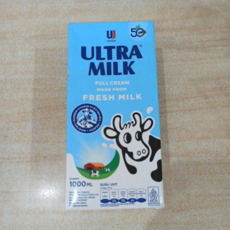 

Susu UHT Full Cream Ultra Milk 1000 ml