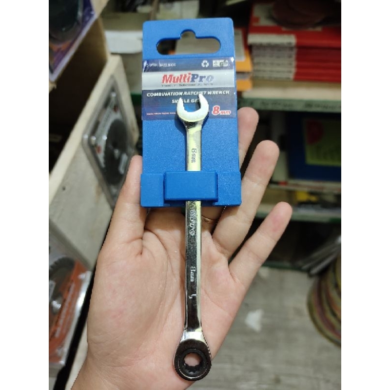 Kunci Pas Ratchet/Combination Ratchet 8mm Multipro