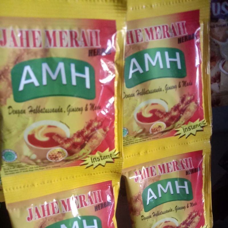 

Jahe merah AMH 1 renceng