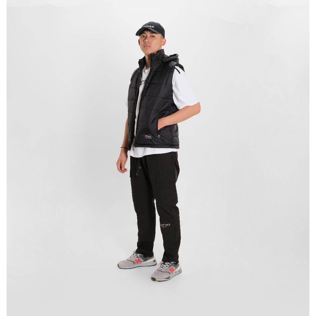 TERKINI CREDIFOX Vest rompi pria / fest rompi / rompi gelembung dan topi / rompi vest pria / vest