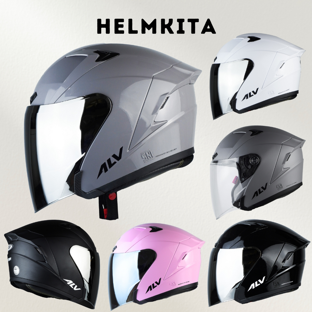 HELM ALV ULTRON HELM HALF FACE HELM SNI