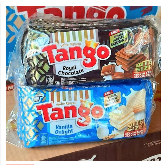 

{ 1 pack isi 10 } Wafer Tango 16gr Wafer Renyah Manis Kemasan Pack isi 10pcs