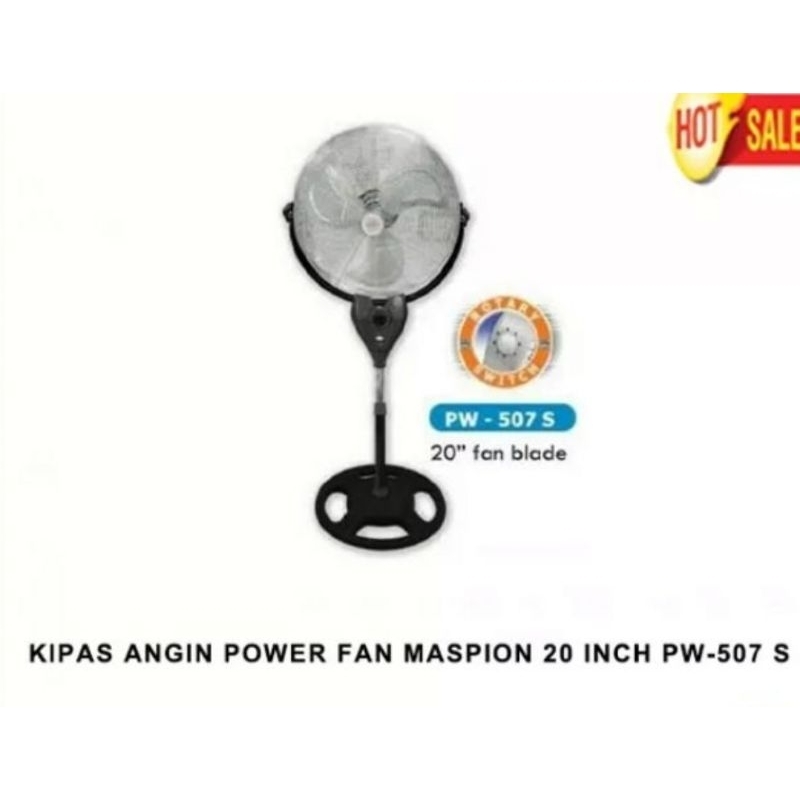 Maspion Kipas Angin Berdiri Power Fan PW-507