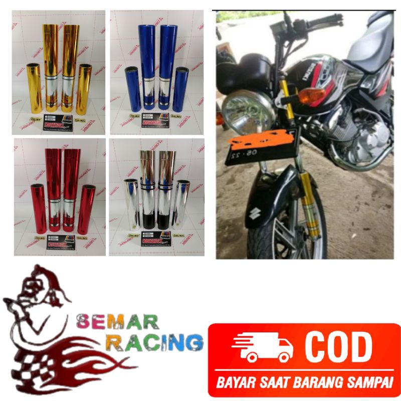 Cover Shok Thunder Pelindung Shok Breaker Depan Suzuki Thunder