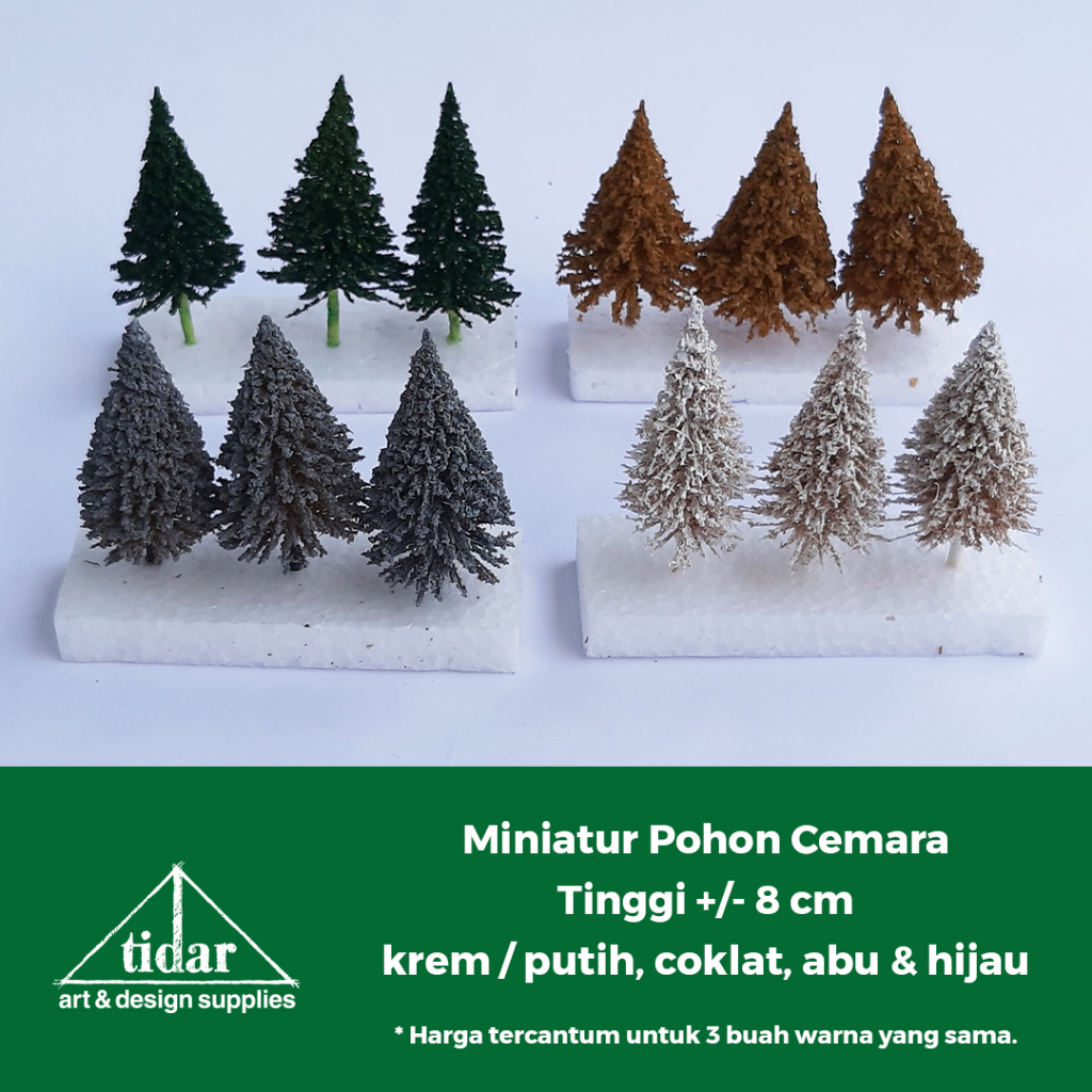 

[MR] HR - Miniatur Pohon Cemara Tinggi 8 cm - Maket Tanaman Pinus