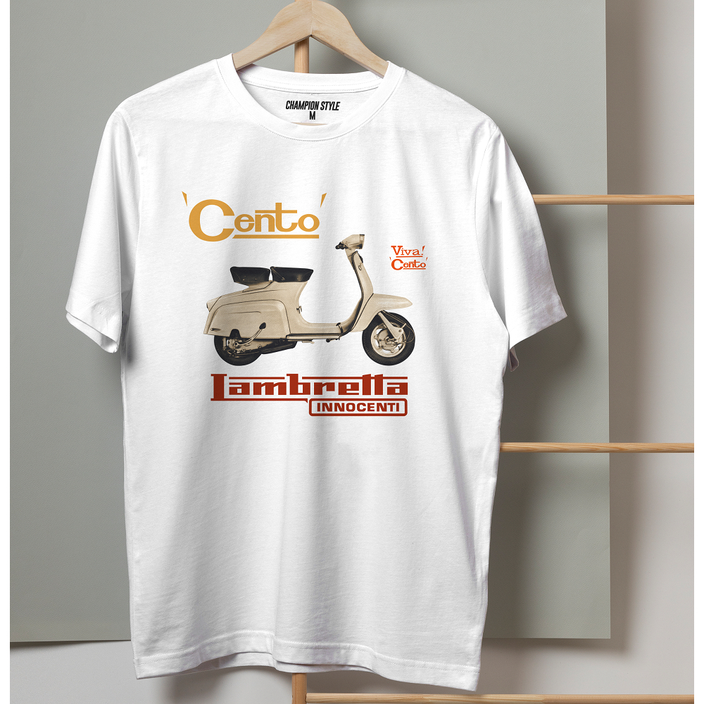 Baju Kaos Tshirt Lambretta Cento Innocenti Scooter