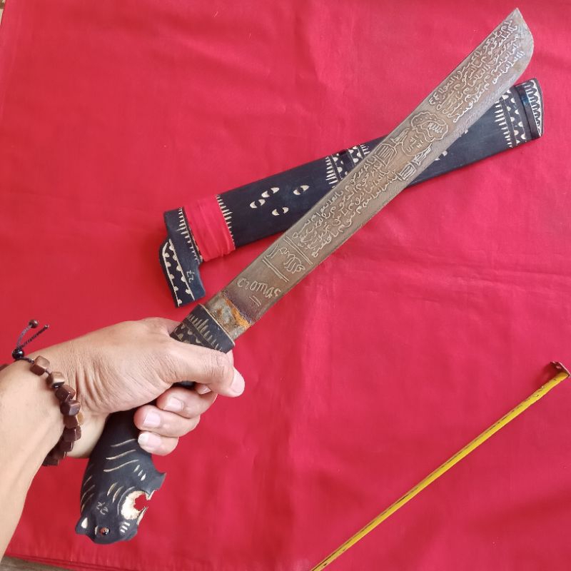 golk rajah asli Ciomas Banten model gagang kayu ukir