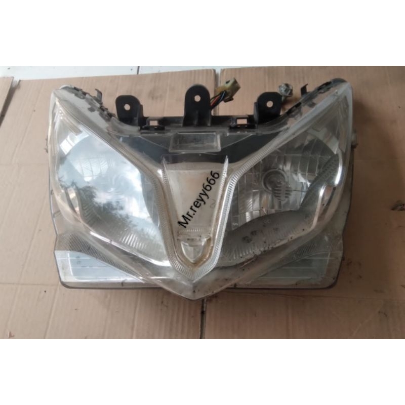 reflektor set Honda Vario 125 bohlam 2012-2015 original copotan.