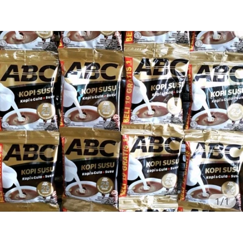 

ABC KOPI SUSU Renceng 11 x 30 gr