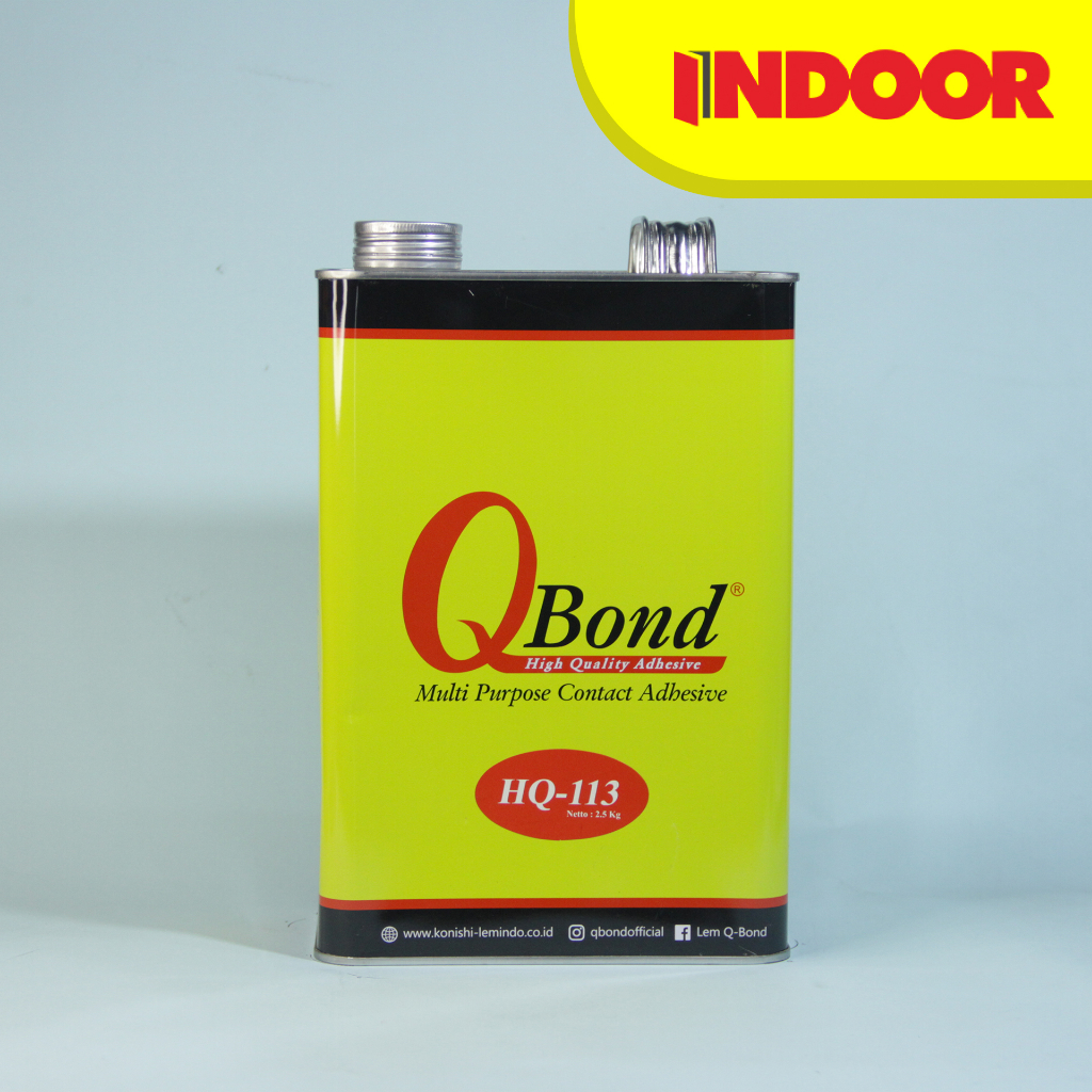 Lem QBond HQ-113 / Lem Kuning Serbaguna / Lem HPL Vinyl 2,5 KG