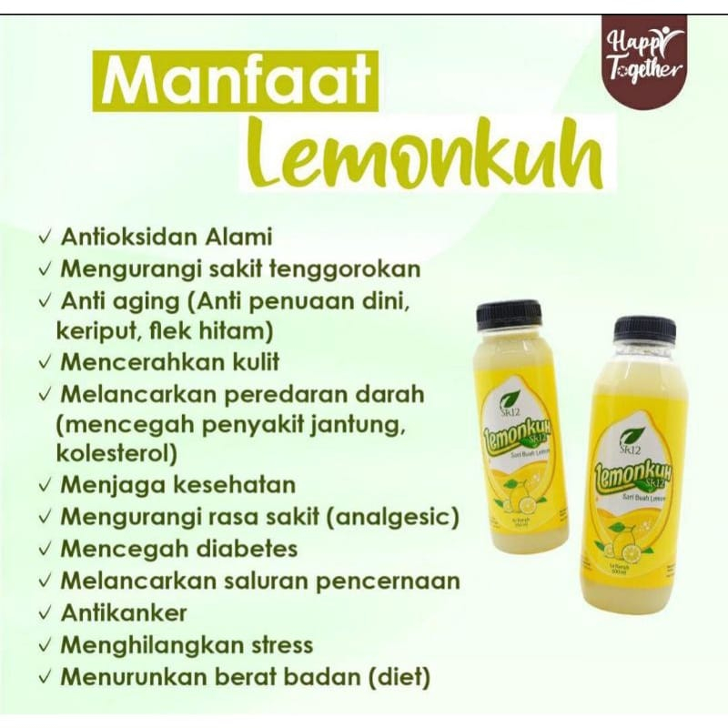 

Lemonku SR12 / Sari Lemon Original / MINUMAN NUTRISI DIET DETOX HERBAL PELANGSING ALAMI