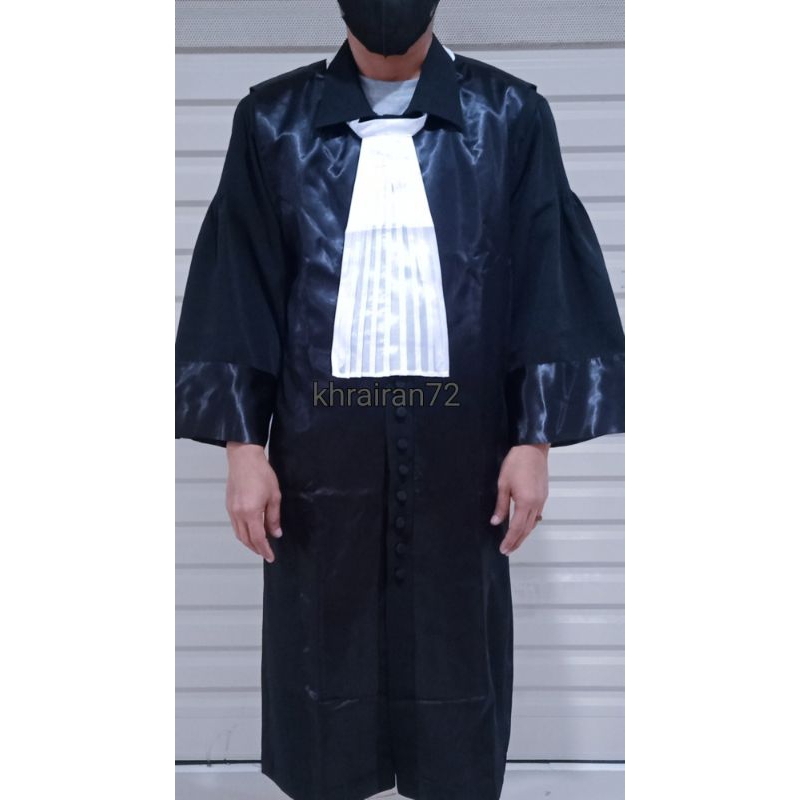 baju toga pengacara/advokat bahan twist
