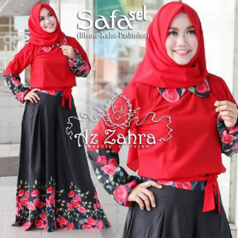 pl Az zahra safa set merah