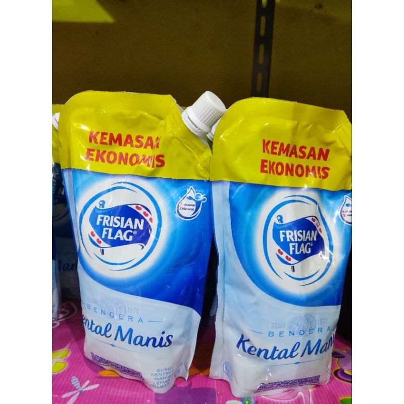 

Susu Frisian Flag Pouch 545 gr varian Putih dan Cokelat