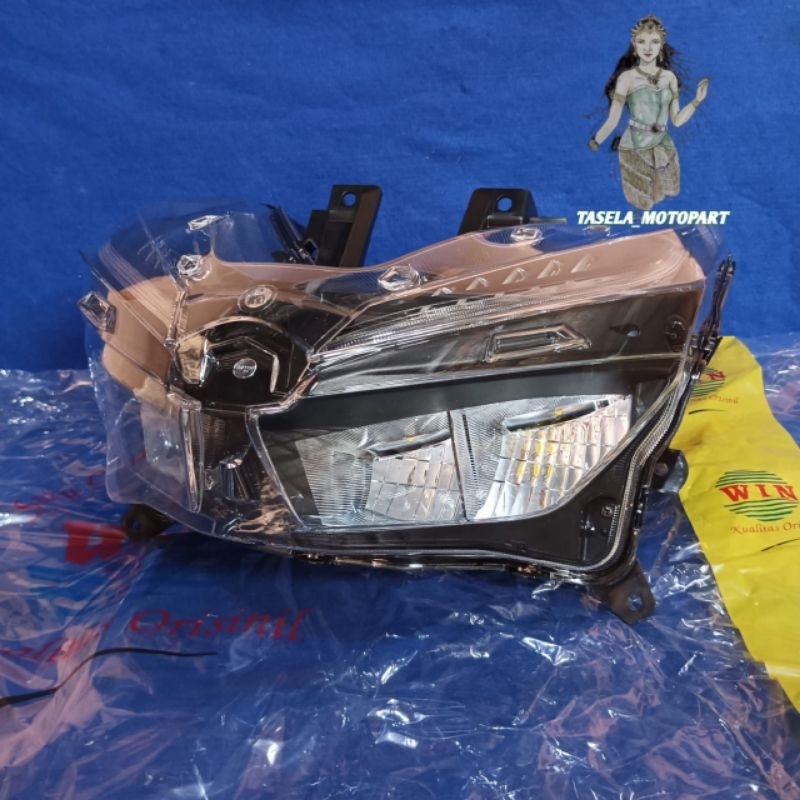 Reflektor lampu depan vario 150 led 2018berkualita win