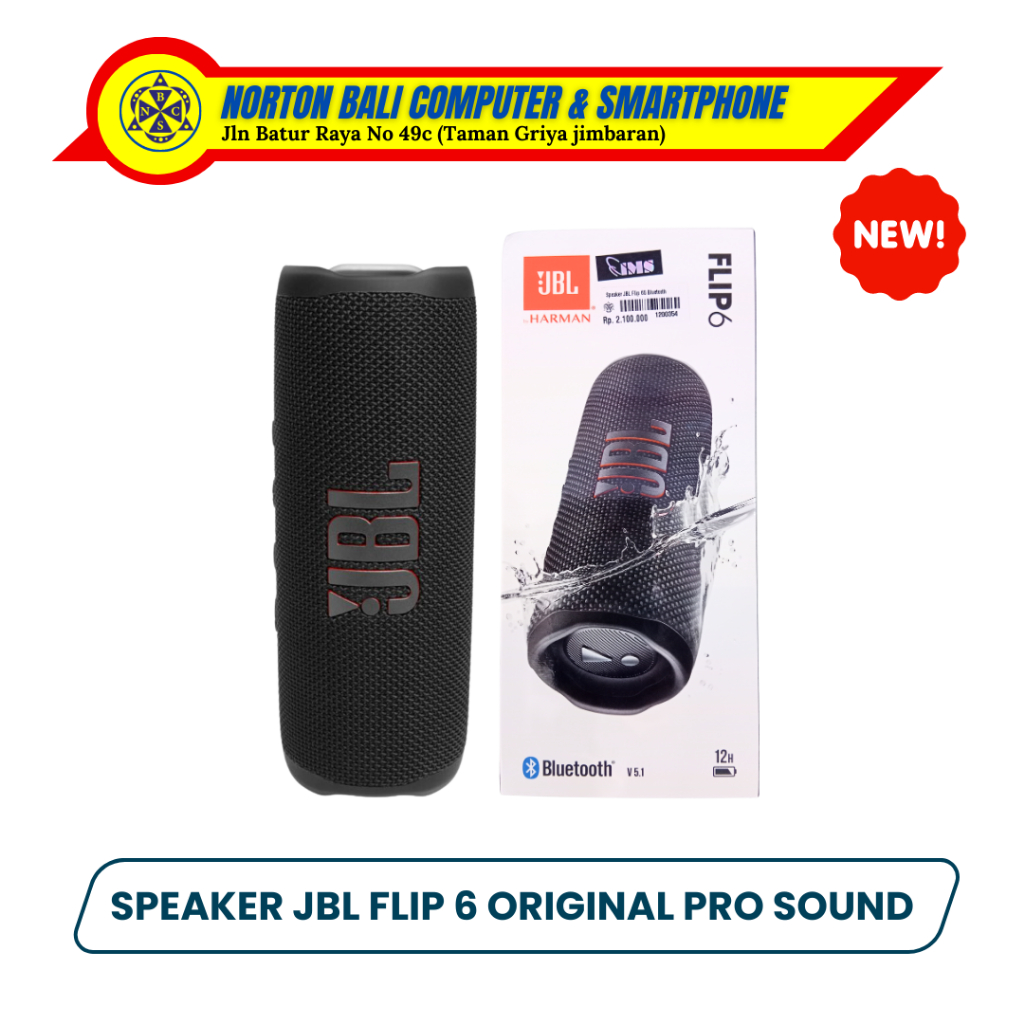 JBL Flip 6 Portable Waterproof Speaker original
