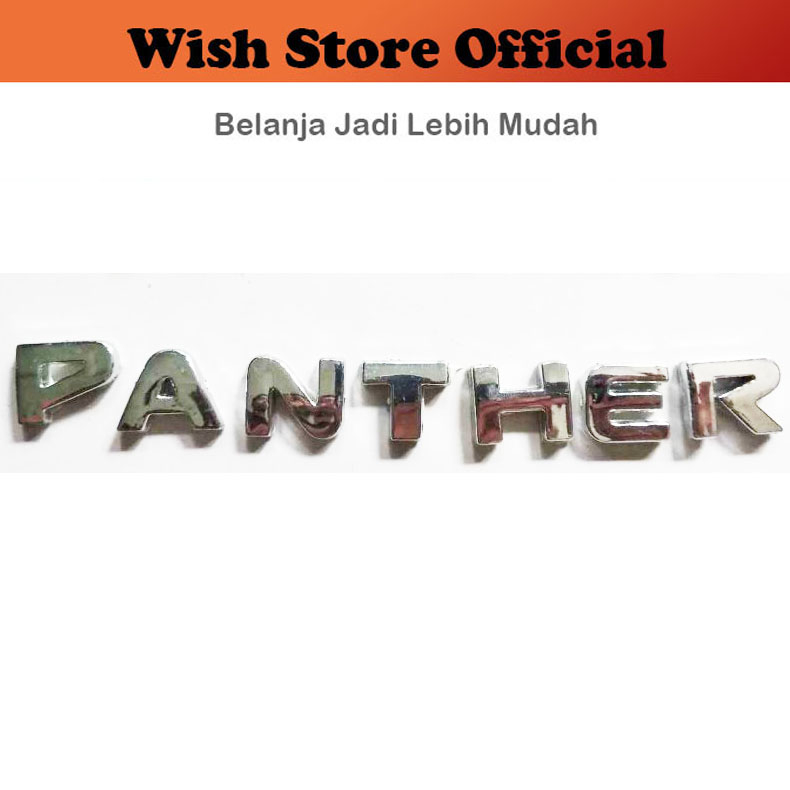 Emblem / Car Logo / Sticker / Lambang Mobil Panther New / Kapsul / Touring Belakang Putus Putus
