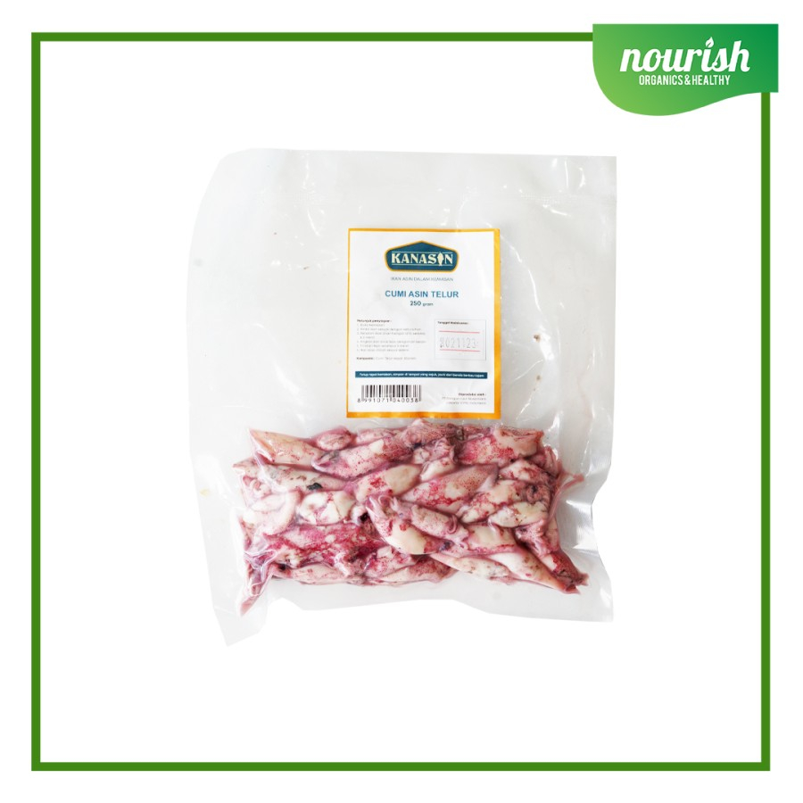

KANASIN Cumi Asin Telur / TANPA PENGAWET 250 gram-Jakut