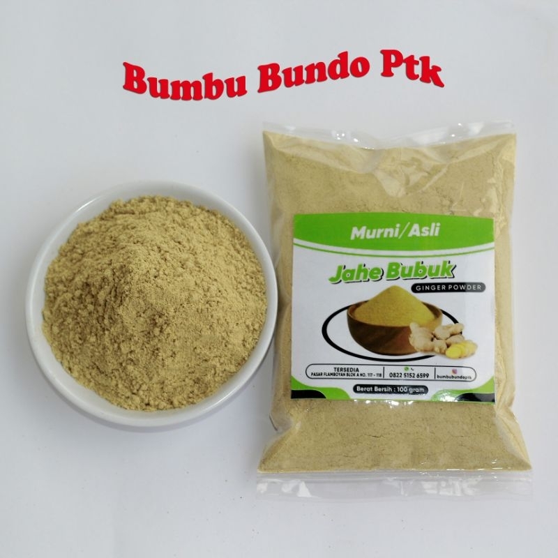 

Bubuk Jahe Asli 100 Gram l Ginger Powder