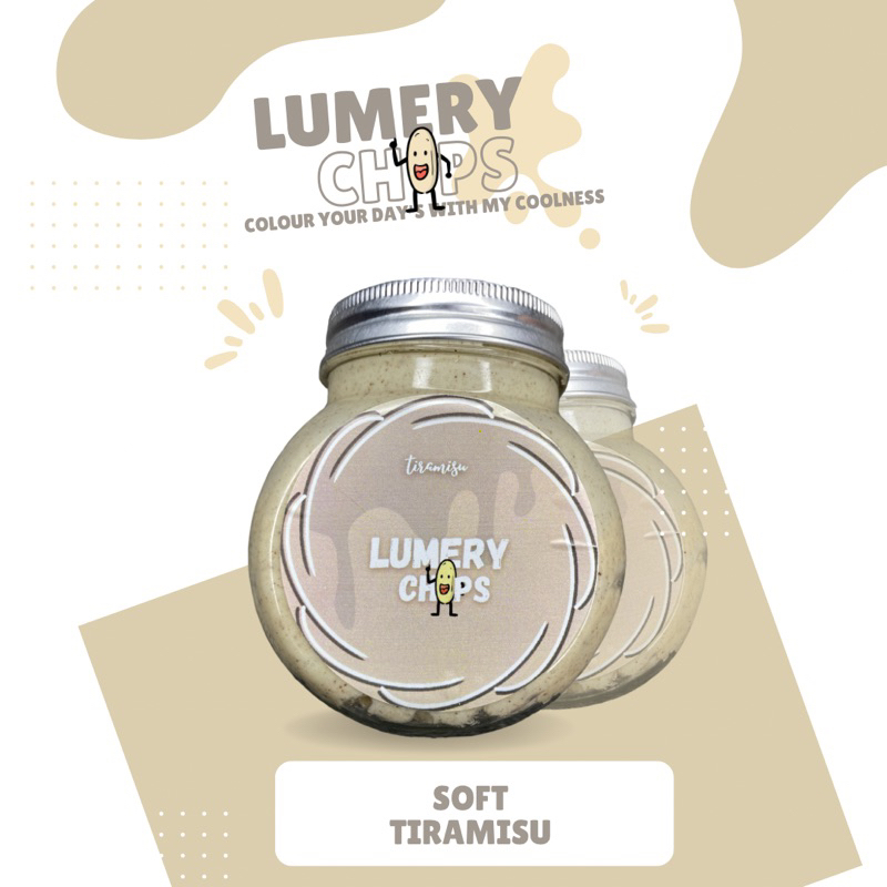 

TIRAMISU - LumeryChips Tiramisu In Jar Cemilan Tiramisu Lumer Crunchy Premium