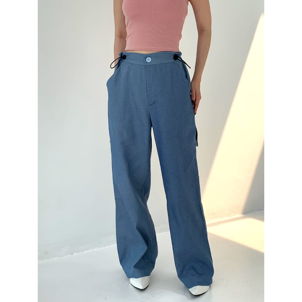 Kwan Denim Jogger Pants | Long Pant Jogger-4571