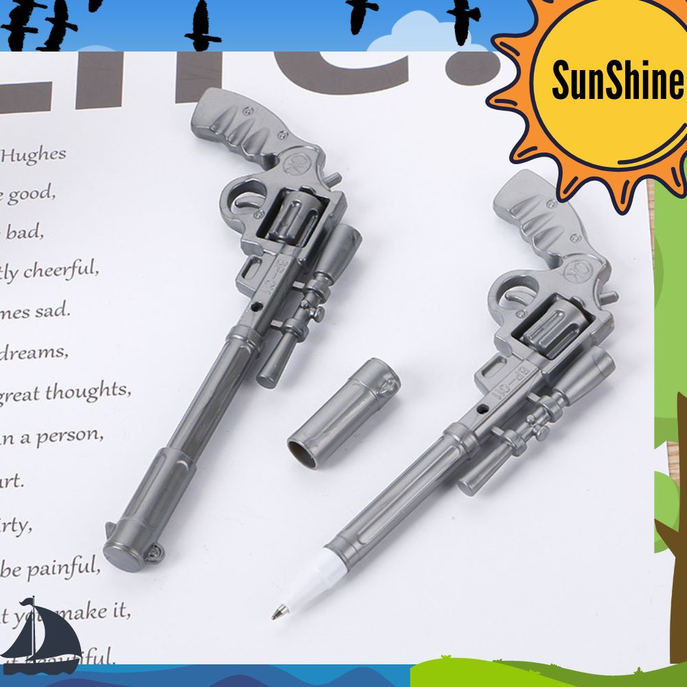 

✨ Sunshine Fancy ✨ 2 Pcs Pulpen Pistol Lucu S0091