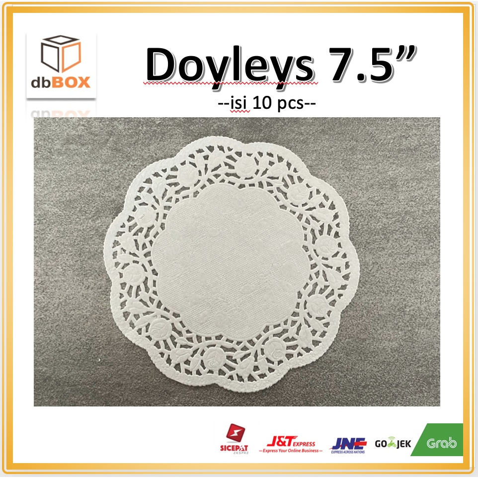 

Doyleys paper alas toples kertas renda 7,5 inch diameter 19 cm