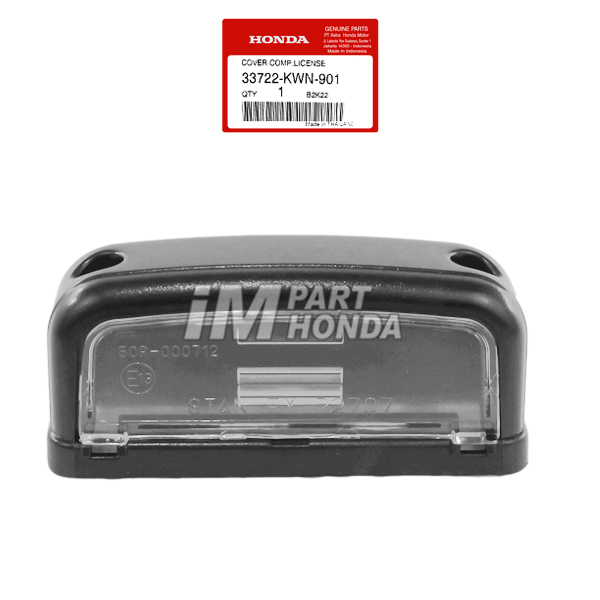33722-KWN-901 Cover License Tutup Lampu Kota Spacy CBR 150 R K45A Vario 125 Old