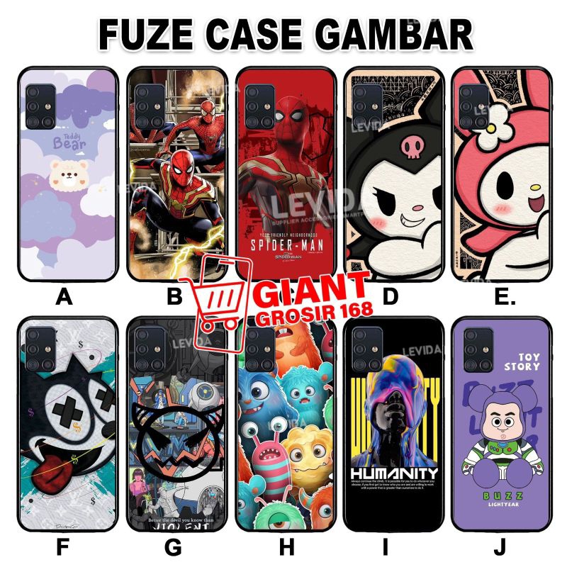 Infinix Smart 5 Infinix Smart HD 2021 Infinix Zero 8 Case Gambar Motif Kartun / FUZE Case Gambar FM0