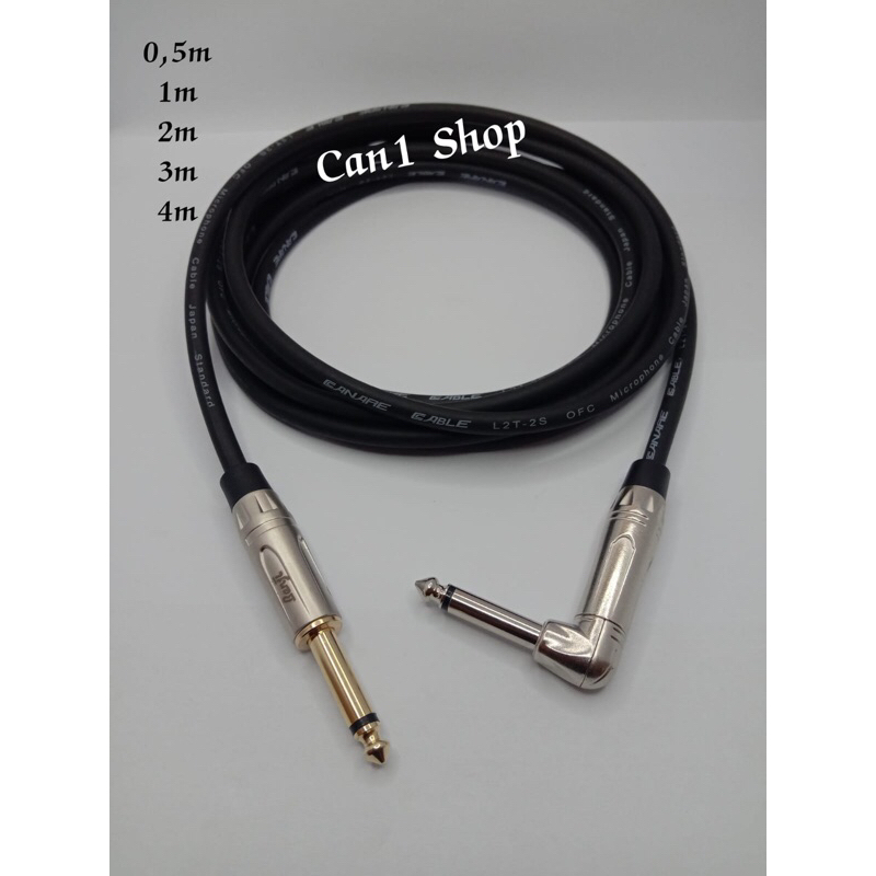 Kabel Mic Audio Jack Akay Mono 021 To Jack Akay Mono L 075 0,5mt s/d 4mt