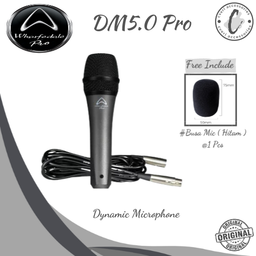 Wharfedale DM5.0 Pro Dynamic Microphone Kabel Original DM5.0Pro