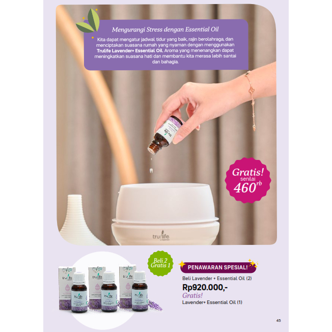 Tupperware Lavender Oil 2 free 1 Promo Agustus 2023