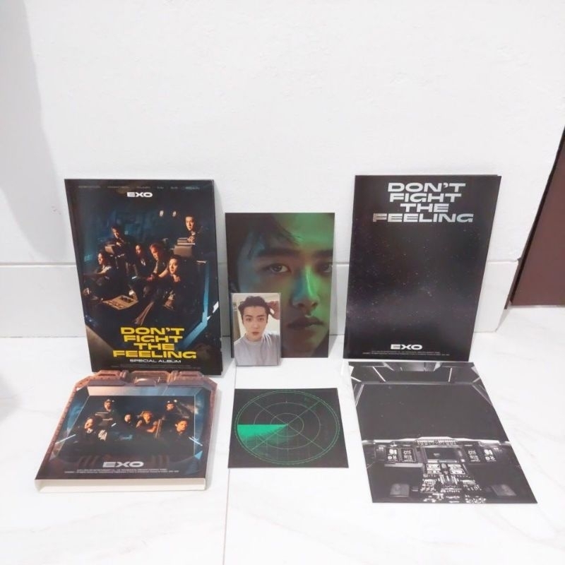 (ALBUM EXO MURAH) (UNSEALED) ALBUM EXO DFTF DON'T FIGHT THE FEELING SPECIAL ALBUM VERSION 2 (PC SEHU