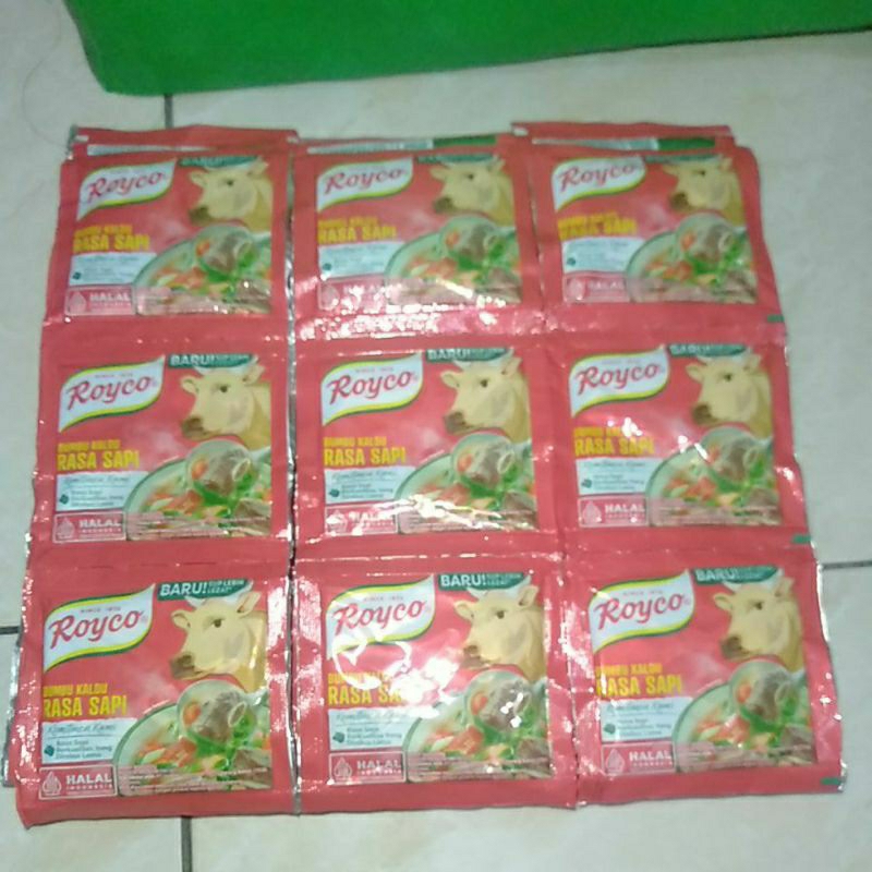 

Royco rasa sapi & rasa ayam 1 renteng isi 24sachet