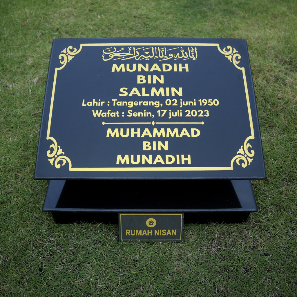 RUMAH NISAN - BATU NISAN KUBURAN MAKAM 30x40 GRANIT/KRAMIK MURAH