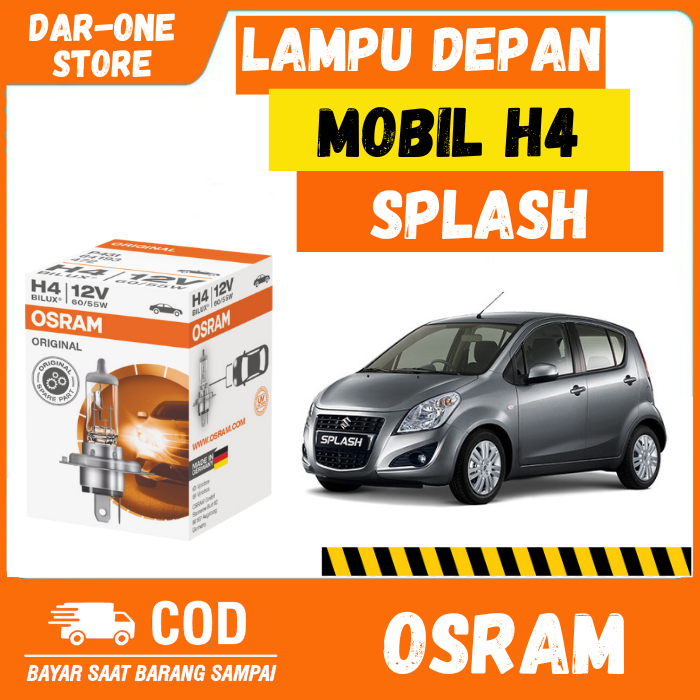 LAMPU DEPAN MOBIL H4 SUZUKI SPLASH ORIGINAL OSRAM