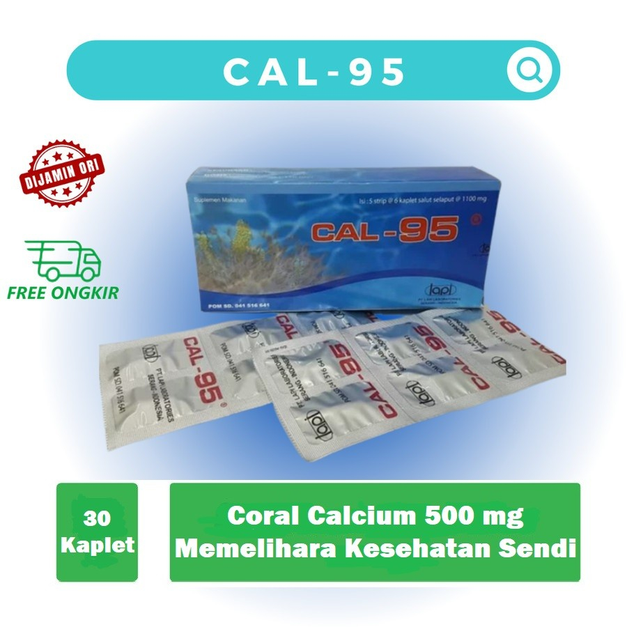Cal-95 Tablet / Cal 95 Calcium Kesehatan Tulang