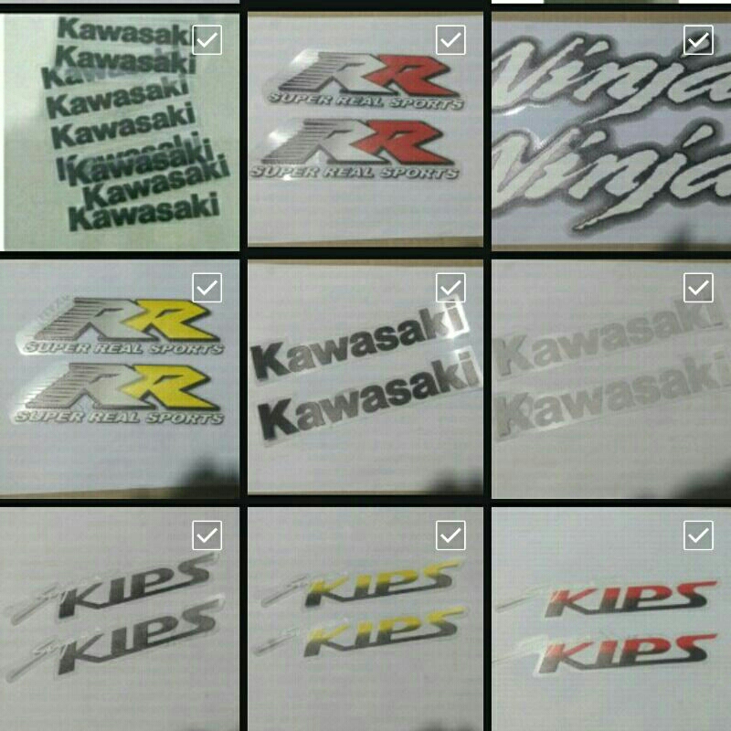 Part Sticker Ninja RR Old