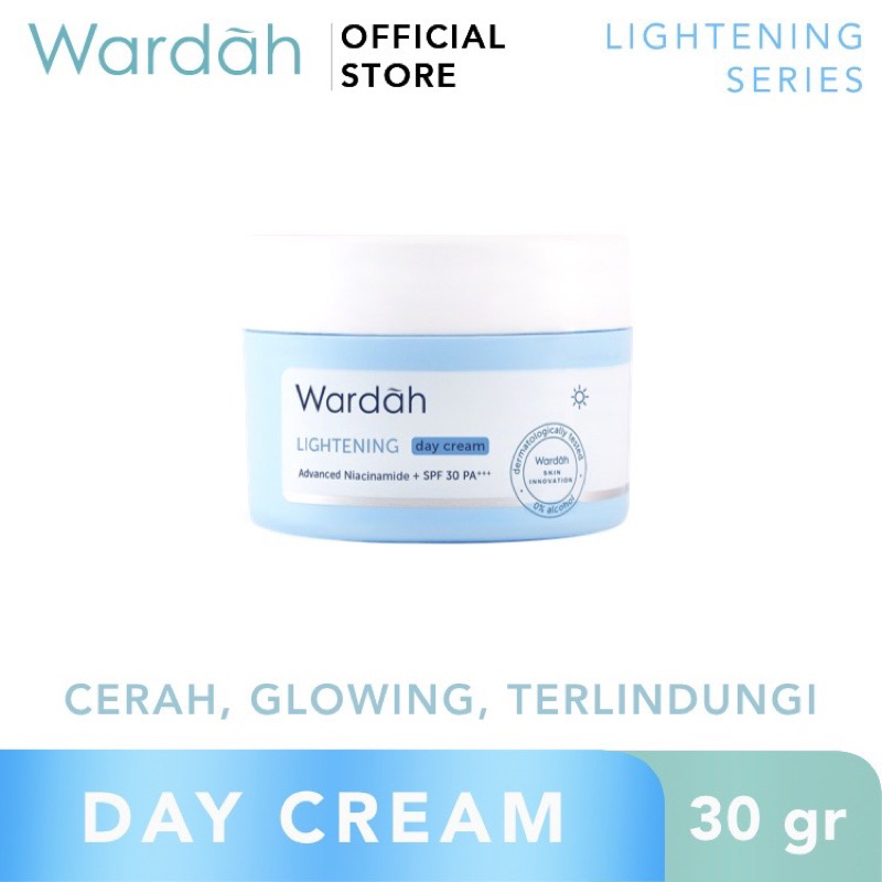 WARDAH LIGHTENING DAY CREAM 30gr KRIM PENCERAH PAGI