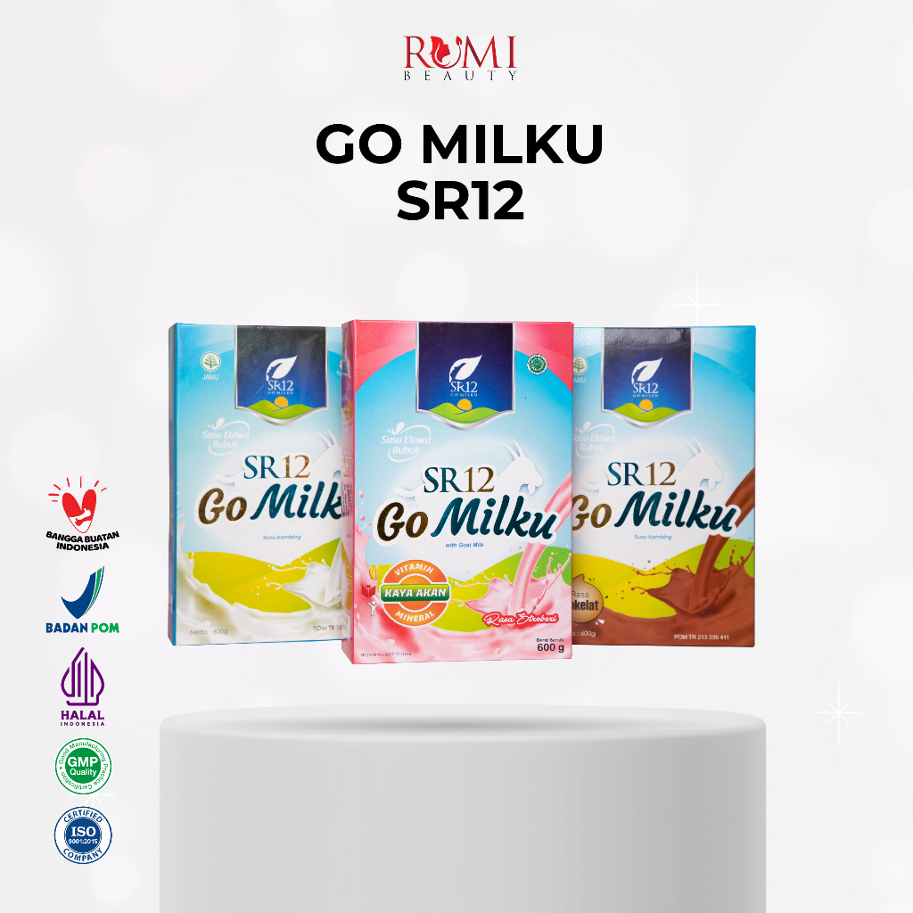 

SR12 GOMILKU Susu Kambing Etawa Bubuk Premium Susu Go Milku SR12 Susu Kambing Anak Dewasa Tanpa Gula