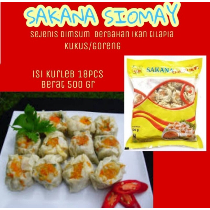 

SAKANA SIOMAY IKAN 500gr isi 20pcs