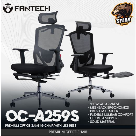 Fantech OCA259s / OCA-259s Premium Gaming Chair / Kursi Gaming