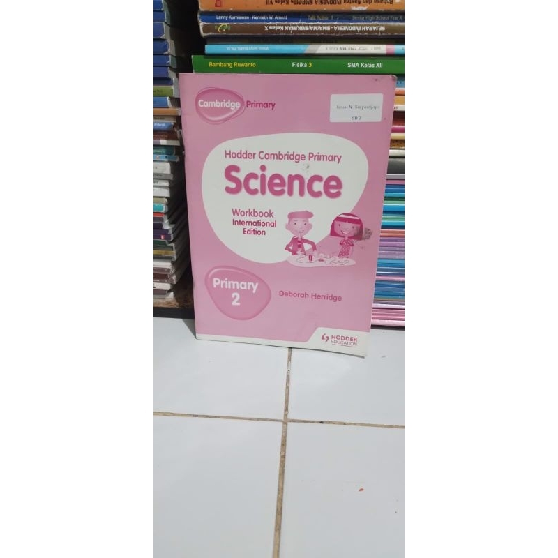 Buku Hodder Cambridge primary science 2 workbook