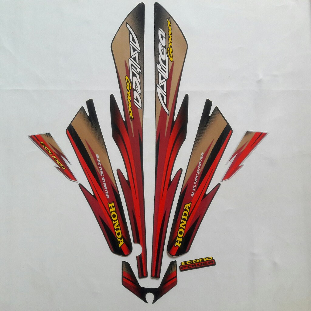 striping stiker motor astrea grand 97