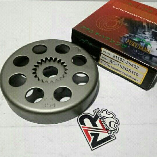 MANGKOK KOPLING OTOMATIS RC//RUMAH KAMPAS GANDA SUZUKI RC 110/100/80//CRYSTAL BRAVO TORNADO GS/GX JE